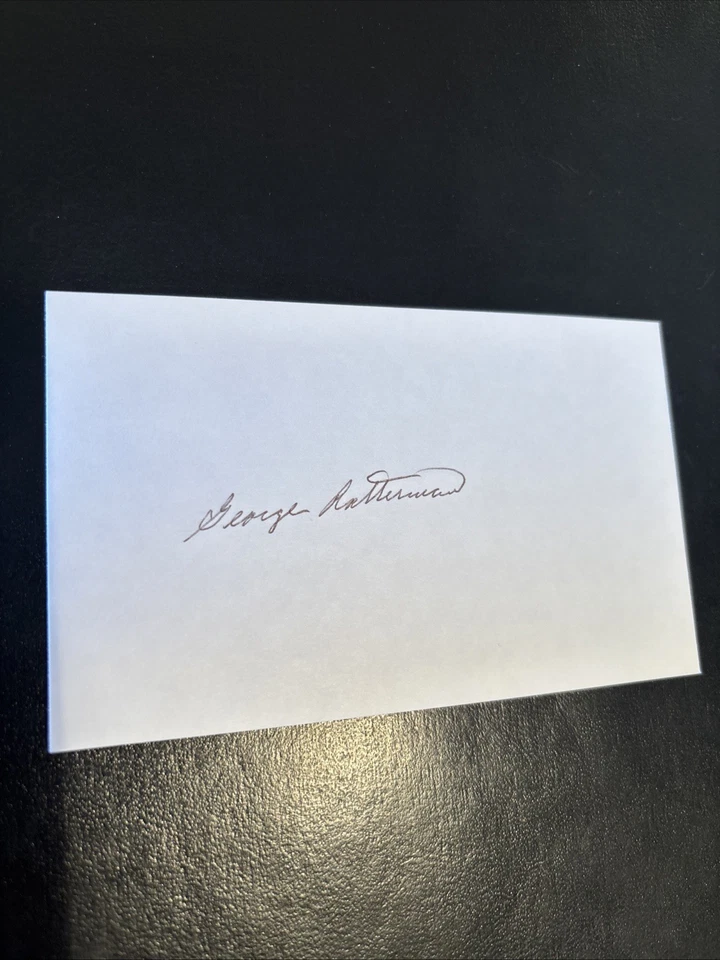 George Ratterman (Notre Dame QB ‘46 Nat. Champs) ‘47 Bisons, Browns 2X NFL Champ - Image 1 of 1