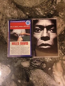 2 Cassette Lot MILES DAVIS PORGY AND BESS & TUTU Columbia Jazz Clean Like New - Picture 1 of 20