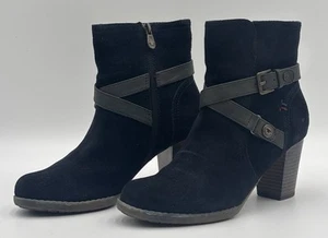 Botines mujer Tom Tailor cuero 38 negro cremallera nuevos - Imagen 1 de 12