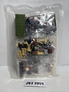 Brick Bazaar - Historical World War 11 army Set 6 Fig - Soldier - acc - New -451 - Picture 1 of 10