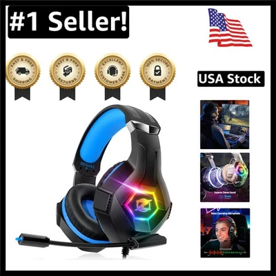 High-Performance Gaming Headset with 7.1 Surround Sound & Noise Cancelling Mic - Image 1 of 4