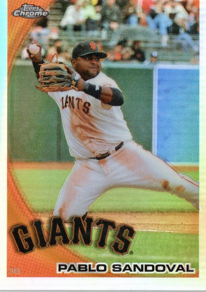 2010 Topps Chrome Refractors #62 Pablo Sandoval - Image 1 of 1