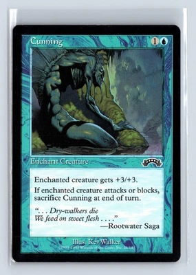 (4x) CUNNING – MTG Magic the Gathering Card – Exodus – Common - Image 1 of 4