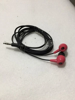 Skullcandy Jib Earbuds Pink Black Cord 3.5mm AUX Jack - Image 1 of 2