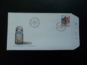 world war II WWII 40 years of Liberation FDC Luxembourg 1984 - Picture 1 of 1