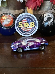 Hot Wheels Ford GT-40 Coupe 1:64 Purple Diecast Used EX Condition - Picture 1 of 10