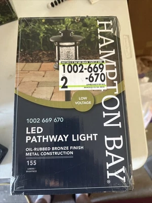 Hampton Bay 3-Watt Oil Rubbed Bronze Outdoor Integrated LED Landscape Path Light - Image 1 of 4