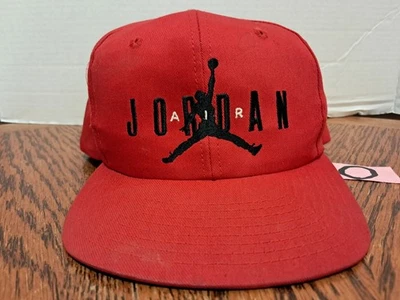 De colección Años 90 Nike Michael Air Jordan Hombre Snapback Sombrero Gorra Rojo y Negro Bulls  Foto 1 de 4