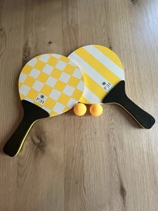 Palm Heights H&M Home By Gabriella Khalil Strandtennis set Aus Holz Neu - Bild 1 von 6