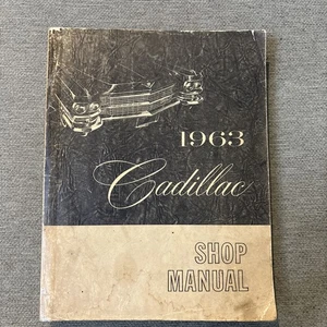 1963 Cadillac Shop Manual - Covers All Models - Original - Foto 1 di 23