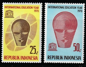 Indonesien 1970 Sc # 75-96 UNESCO VLH OG - Bild 1 von 1