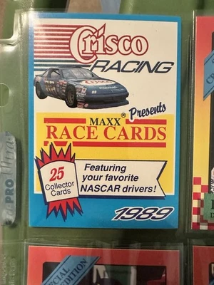 1989 Crisco Racing- Maxx Race Card Complete Set- PETTY, Earnhardt And MORE! - Image 1 of 4