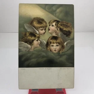 Vintage Köpfe der Engel Postkarte / unbespielt - Bild 1 von 2