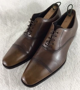 To Boot New York Adam Derrick scarpe uomo 10,5 punta a cappuccio Oxford pelle marrone 2033 - Foto 1 di 10