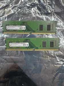 Micron 4GB 1RX16 PC4-2666V-UC0-11 MTA4ATF51264AZ-2G6E1 (Qty: 2) - Picture 1 of 3