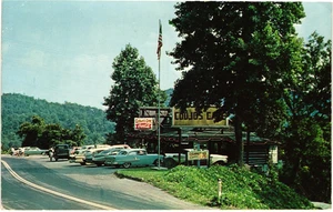 Cartolina Parcheggio e Curio Shop Cudjos Cave Cumberland Gap - Foto 1 di 2