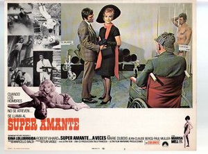 Super Amante-Gina Lollobrigida-Robert Wharo-11x14-Color-Lobby Card