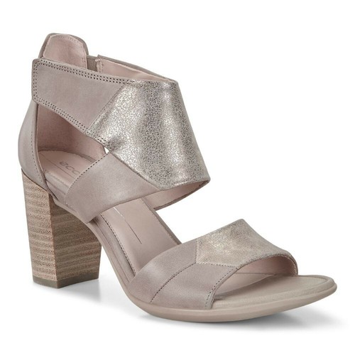 Sandali da donna in pelle ECCO Shape 65 Block beige moon rock taglia UK 3 5 EU 36