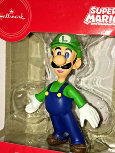 HALLMARK Keepsake 2019 LUIGI SUPER MARIO BROS. Nintendo CHRISTMAS ORNAMENT Red - Picture 1 of 12