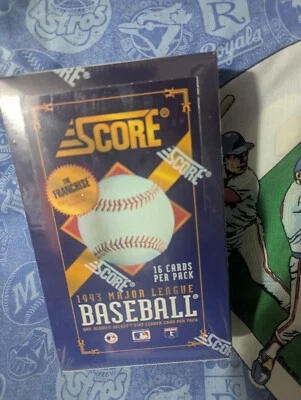 1993 Score Baseball Hobby Box Factory Sealed Possible Derek Jeter Rookie - Image 1 of 2
