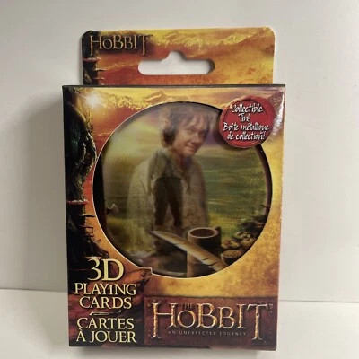 The HOBBIT An Unexpected Journey 3D Lenticular Playing Cards & Collectible Tin - Image 1 of 4