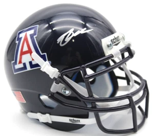 Tetaiora McMillan Signed Arizona Wildcats Mini Football Helmet w/Beckett BR63048 - Picture 1 of 2