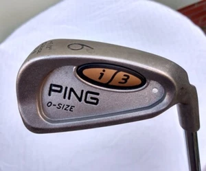 Ping i3 O-Size 6 Iron Demo Silver Dot RH 38" Cushin Jz Steel Shaft Regular Flex - Picture 1 of 11