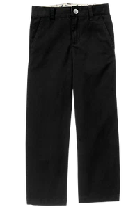 Gymboree Nwt Boy Black Uniform Classic Fit Khaki Pants Size 5 - Picture 1 of 1