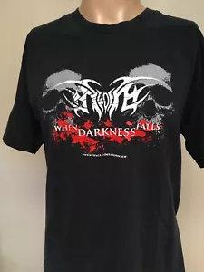 WHEN DARKNESS FALLS BAND NEW MEXICO GRAFIK T-SHIRT schwarz HEAVY METAL L MYSPACE - Bild 1 von 12