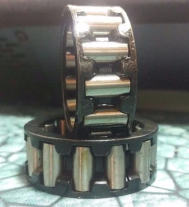New OVERSIZE Harley EVO +.0020 Pinion Bearings Silver Set 24646-87 2-pc BIG TWIN - Foto 1 di 1