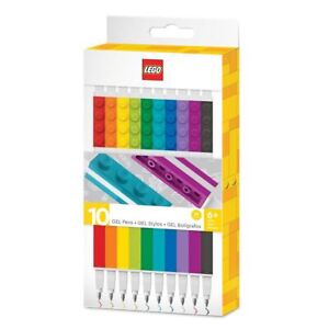 LEGO Iconic Gel pens 2.0 Writing Instrument 10 Pack of Different Colours
