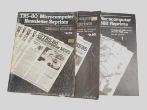 Vintage Original TRS-80 Microcomputer News 1980, 1981, 1982 Reprints, Complete - Picture 1 of 17
