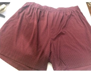 NWOT Vtg John Blair Mens 2X Boxer Briefs Shorts Dark Red Paisley RARE! - Picture 1 of 7