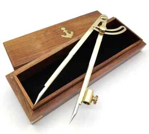 8 Inch Large Pencil Marking Compass Circle Leather Scratch Compass Maker Scriber - Picture 1 of 5