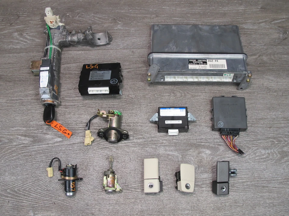 2003 LEXUS LS430 UCF30 ECM ECU IMMO FAROL IGNIÇÃO ROUBO MÓDULO CHAVE CONJUNTO - Imagem 1 de 4