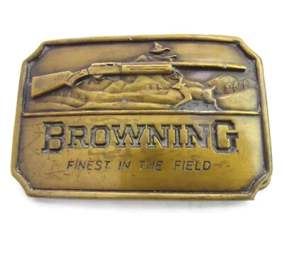 Hebilla de cinturón Indiana Metal Craft Browning Finest In The Field Foto 1 de 4