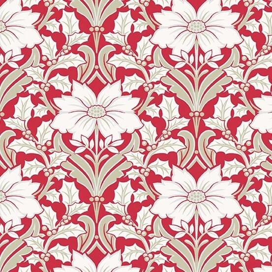 Tela acolchada 100 % algodón rosa invierno estampados Andover 45" ancho por comprar Foto 1 de 1