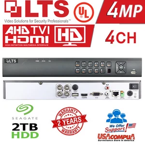 LTS 4 CH DVR LTD8304K-ET PLATIN 1080P HD TVI DVR Hybrid TVI + 1CH IP (2 TB HDD) - Bild 1 von 3