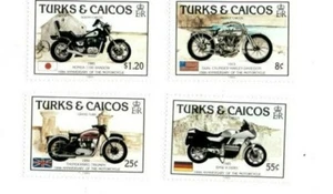 Islas Turcas y Caicos - 1985 - Motocicletas - Juego de cuatro - MNH (Scott#690-3)  - Imagen 1 de 1
