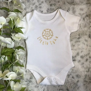 Little Tyke Yorkshire Pride Inspired Baby Grow available in multiple sizes - Picture 1 of 6