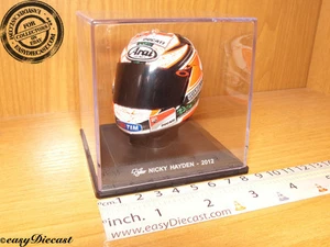 NICKY HAYDEN  MOTO-GP ARAI HELMET 1/5 DUCATI TIM 2012 - Picture 1 of 1