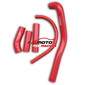RED Silicone Radiator Hose FOR Kawasaki KX500 KX 500 1988-2004 92 93 94 95 96 - Picture 1 of 5