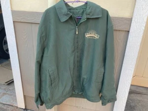 FREMONT Hotel Casino Las Vegas Green Zip Front Jacket by ADA Men's LARGE - Picture 1 of 12