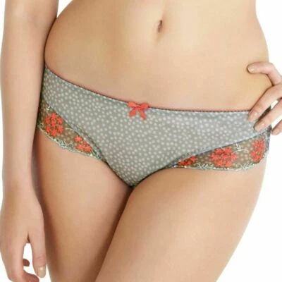 SLIP BRASILIANO CLEO PANACHE GRIGIO Tg. L UK 14 BRAZILIAN BRIEF GREY CHARCOAL - Imagen 1 de 3