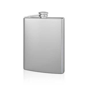 Pequeño frasco de 6 oz compacto bolsillo de cadera alcohol contrabando licor whisky acero inoxidable - Imagen 1 de 2