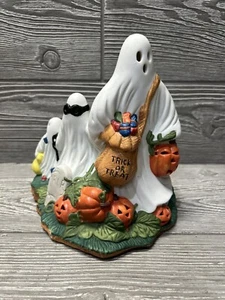 Prettique 1993 Halloween Itty Bitty Boo Figur Lampe LESEN Keramik Geister süß - Bild 1 von 10