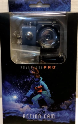 Adventure Pro Waterproof Action Cam, JPG Photo and Video, Wide Angle Lens NIB - Image 1 of 3