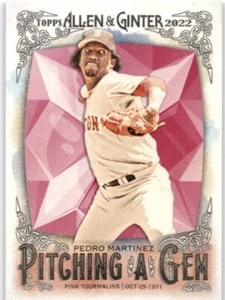 PEDRO MARTINEZ 2022 Topps Allen & Ginter #PAG-20 Boston Red Sox HOF - Picture 1 of 2