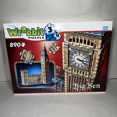 2012 Big Ben & House of Parliment London 3D Puzzle 890 Pcs by Wrebbit W3D-2002 - Image 1 of 4