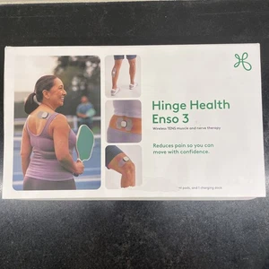 Hinge Health ENSO 3 ~ kabelloses TENS-Muskel- und Nerventherapiegerät ~ offene Verpackung - Bild 1 von 4
